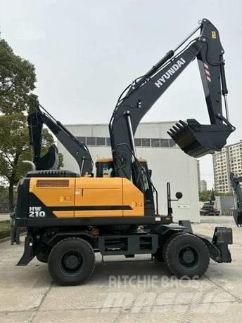 Hyundai HW 210 Lastik tekerli ekskavatörler