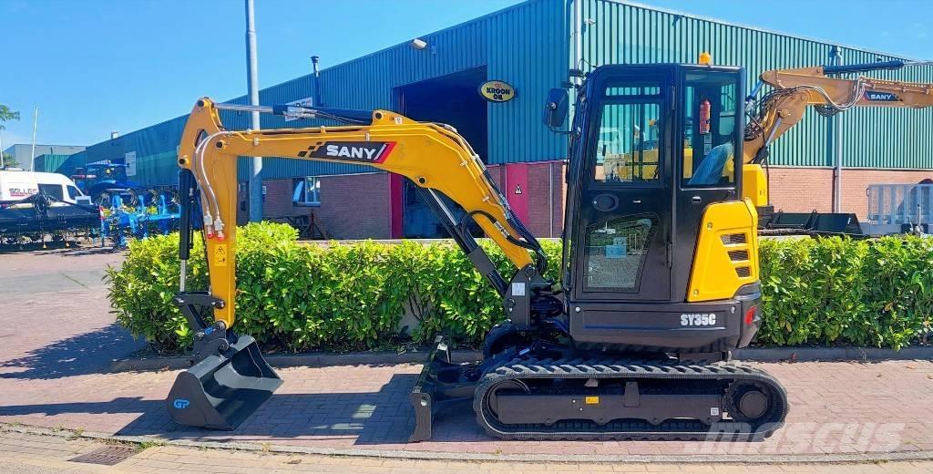 Sany SY 35 Mini ekskavatörler, 7 tona dek