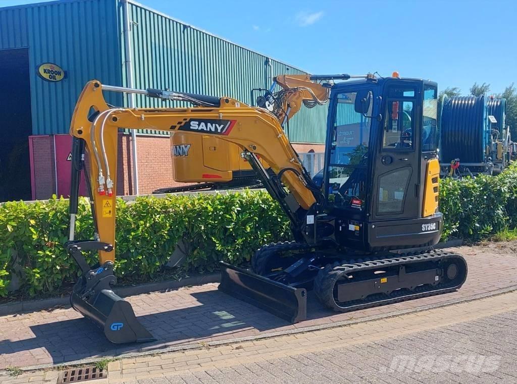 Sany SY 35 Mini ekskavatörler, 7 tona dek