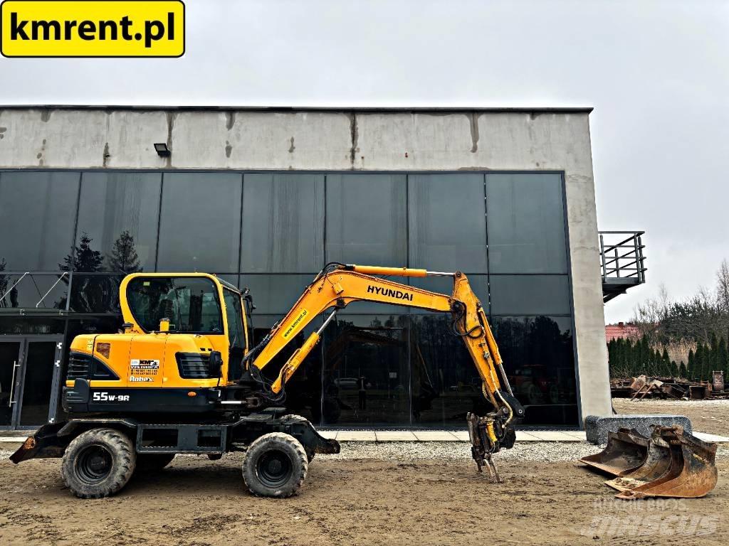Hyundai Robex 55-9 A Lastik tekerli ekskavatörler