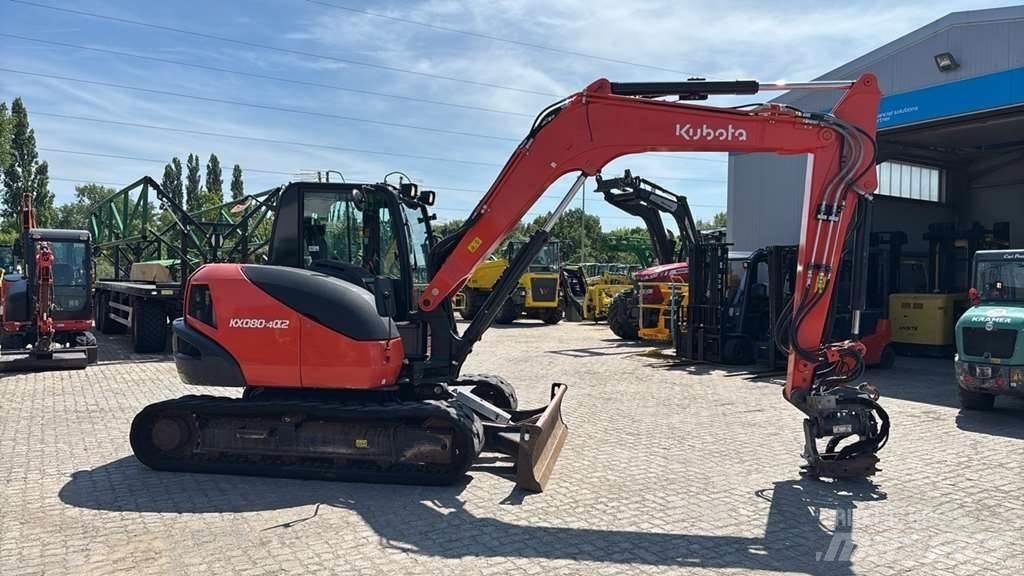 Kubota KX080-4 Özel ekskavatörler