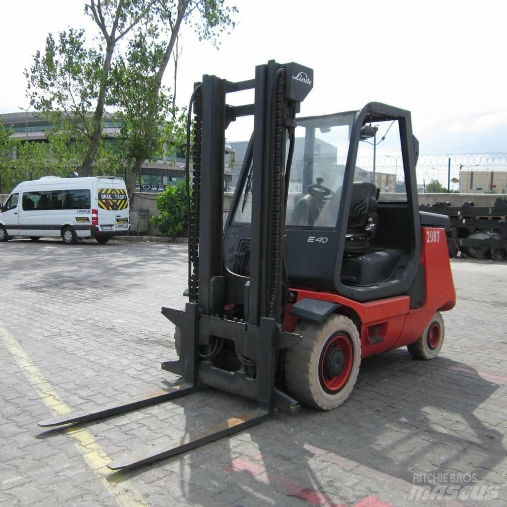 Linde E40P Elektrikli forkliftler