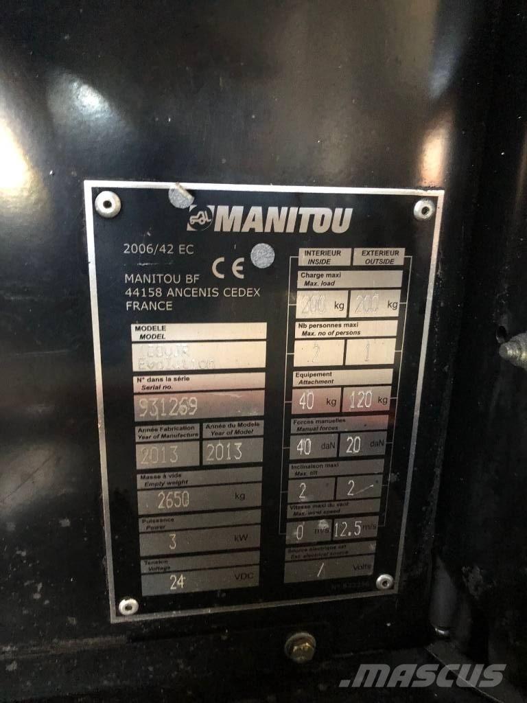 Manitou 100 VJR Makasli platformlar