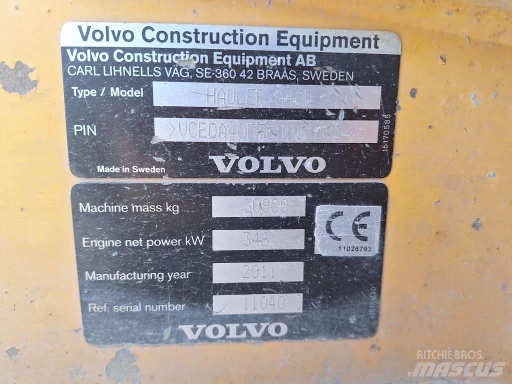 Volvo A40F DUMPPERI Belden kirma kaya kamyonu