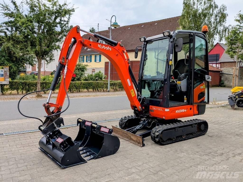 Kubota KX 019-4 Mini ekskavatörler, 7 tona dek