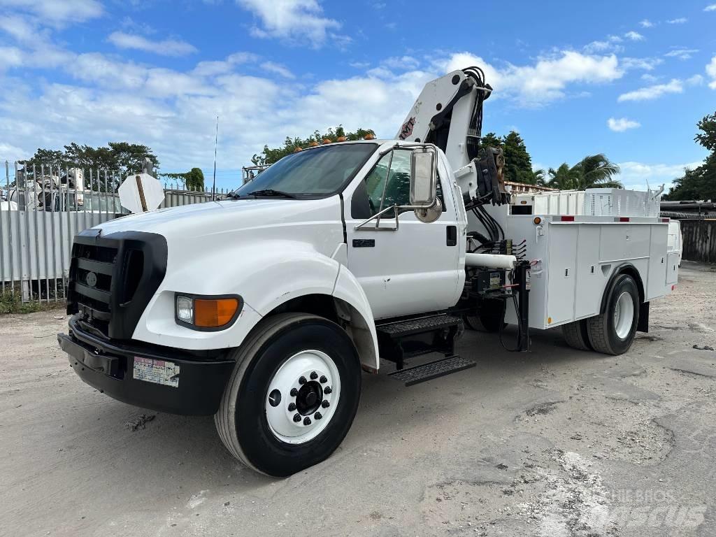 Ford F 750 XL SD Araç üzeri vinçler