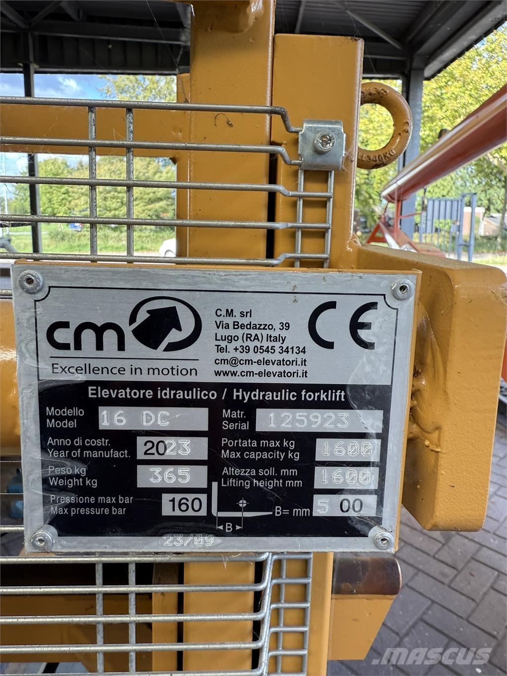 CM 16 DC DUPLEX Diger yükleme ve kazma ekipmanlari