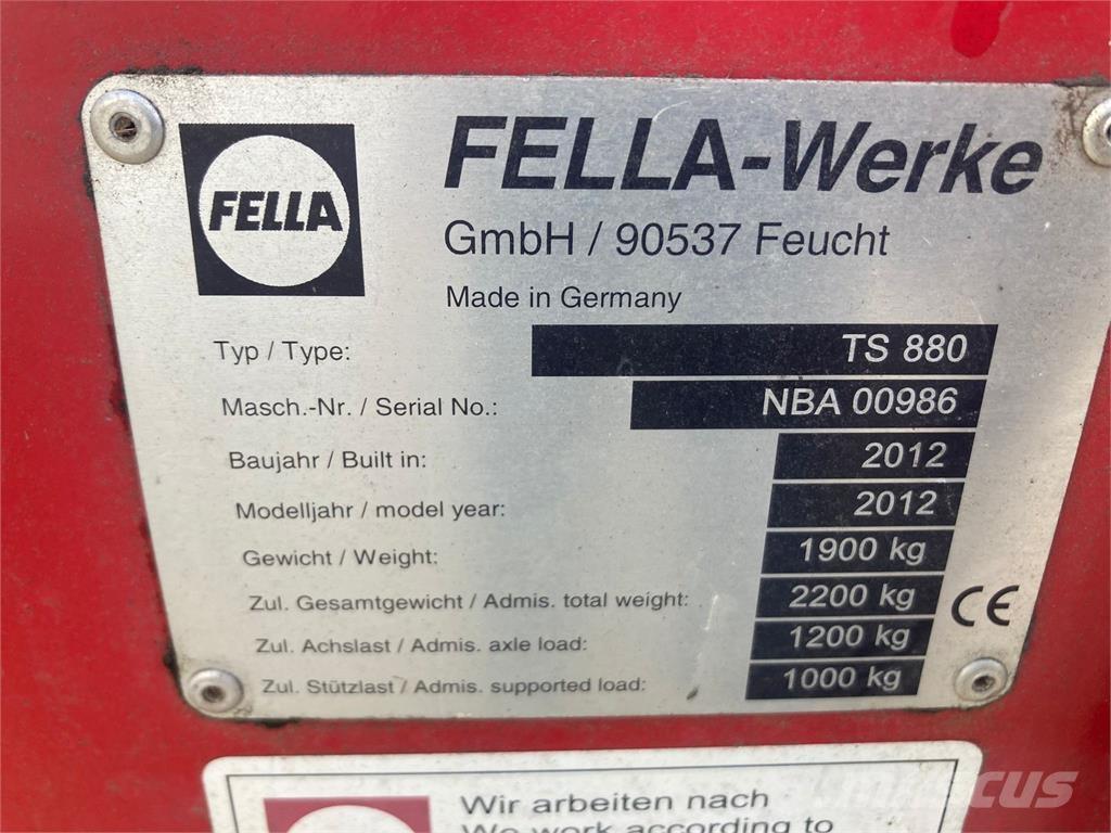 Fella TS 880 HARK Kombine tirmiklar