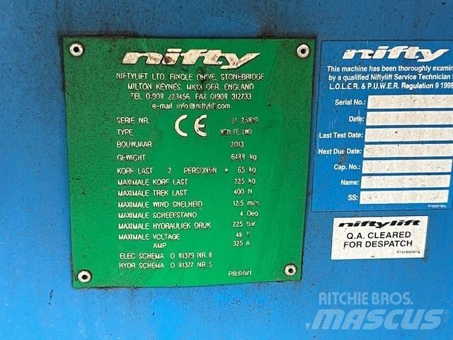 Niftylift HR 21 D E Körüklü personel platformları
