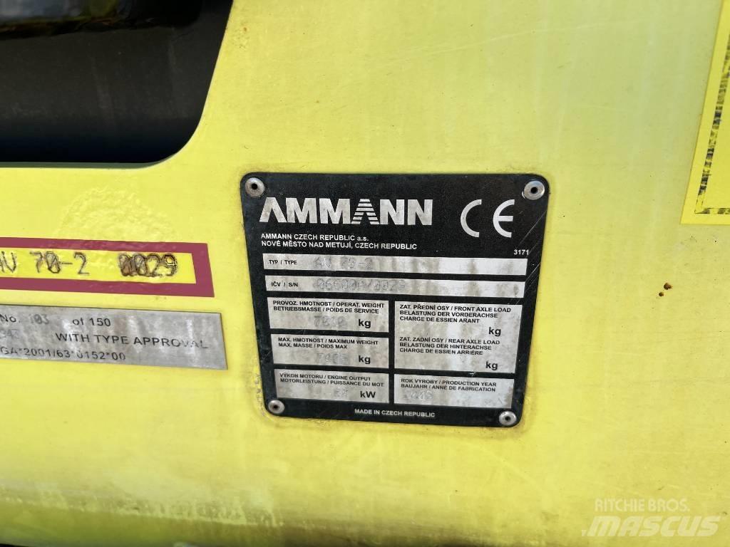 Ammann AV 70-2 Çift tamburlu silindirler