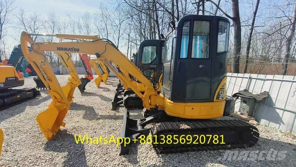 Komatsu PC 35 MR Mini ekskavatörler, 7 tona dek