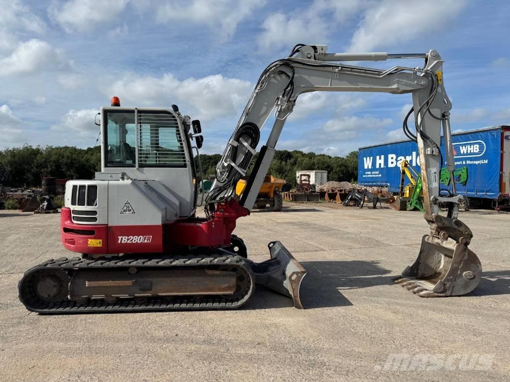 Takeuchi TB 280 FR Mini ekskavatörler, 7 tona dek