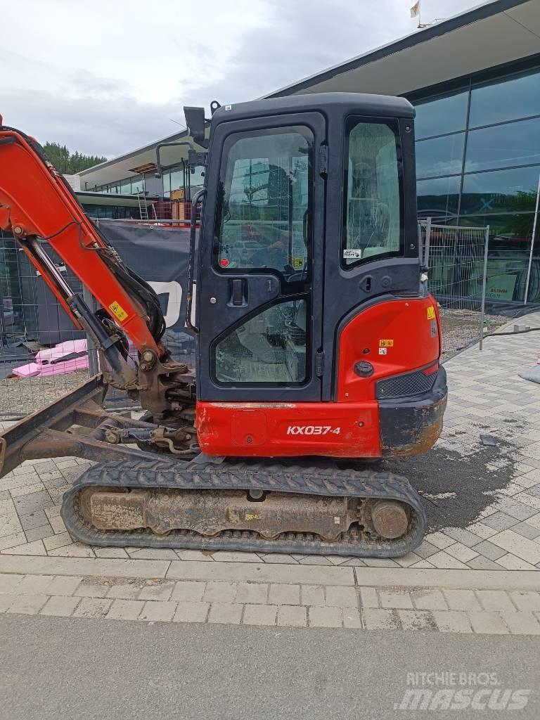 Kubota KX 037-4 Mini ekskavatörler, 7 tona dek