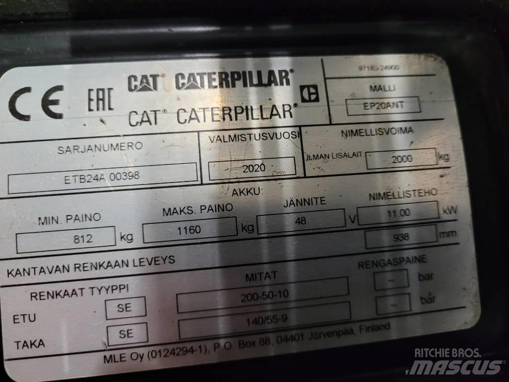CAT EP20ANT Elektrikli forkliftler