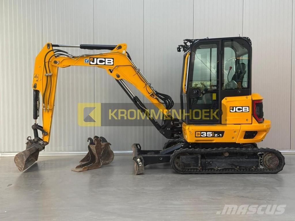 JCB 35Z-1 Mini ekskavatörler, 7 tona dek