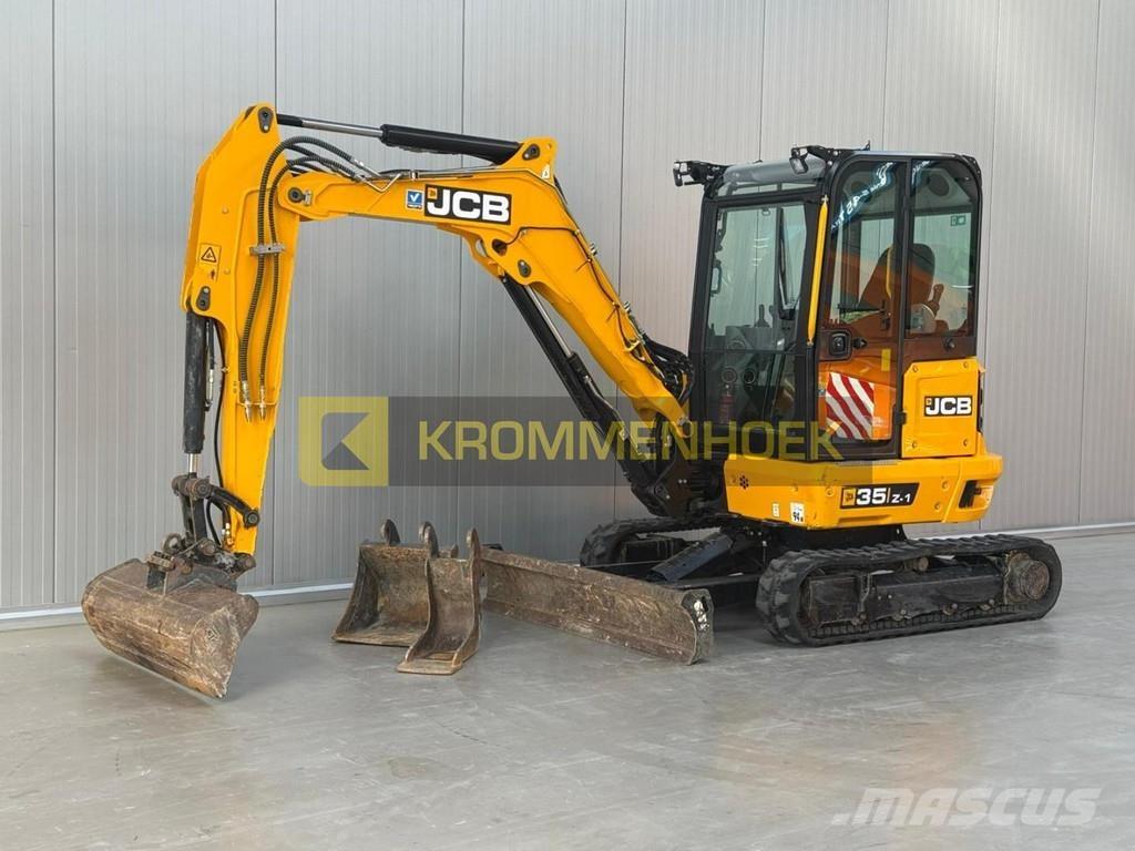 JCB 35Z-1 Mini ekskavatörler, 7 tona dek