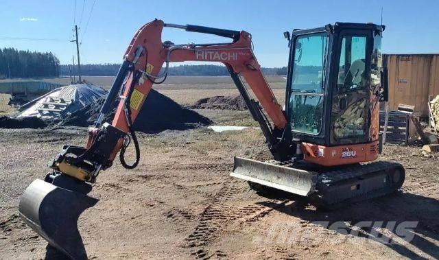 Hitachi Zaxis 26 U Mini ekskavatörler, 7 tona dek