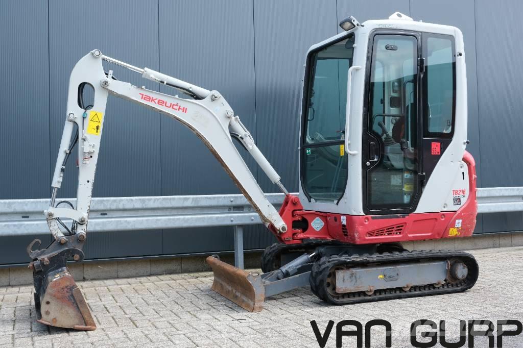 Takeuchi TB216 | 2018 Mini ekskavatörler, 7 tona dek