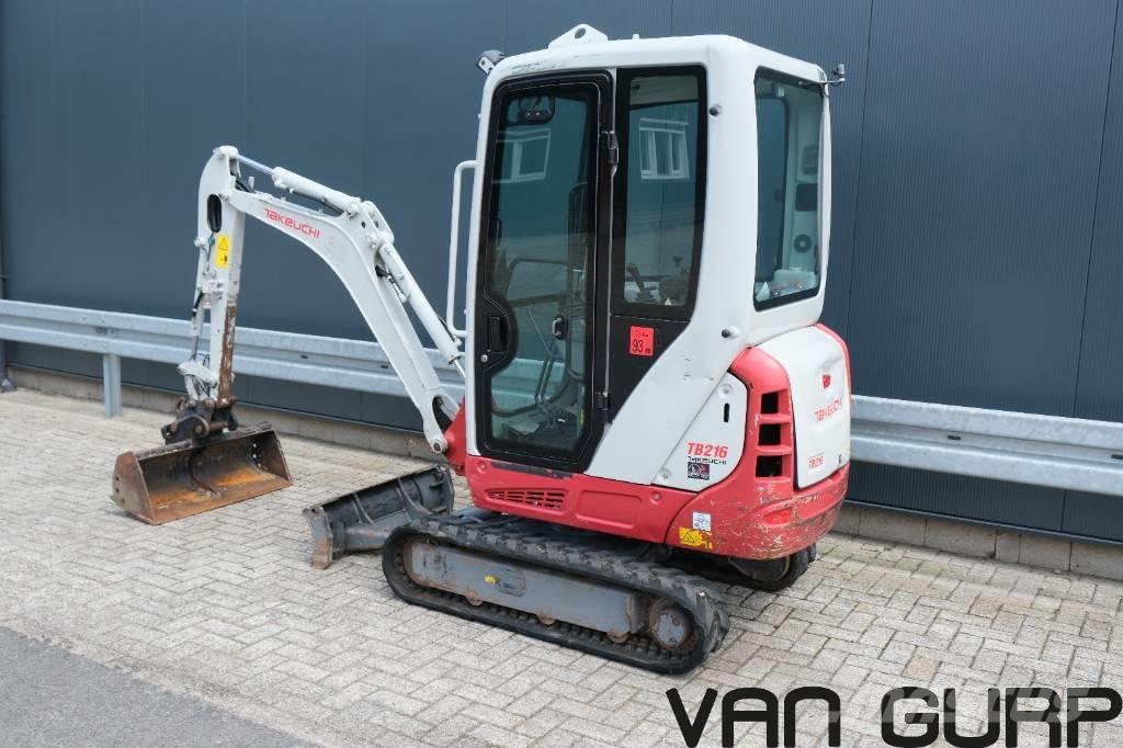 Takeuchi TB216 | 2018 Mini ekskavatörler, 7 tona dek