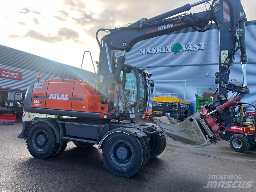 Atlas 160 W Lastik tekerli ekskavatörler