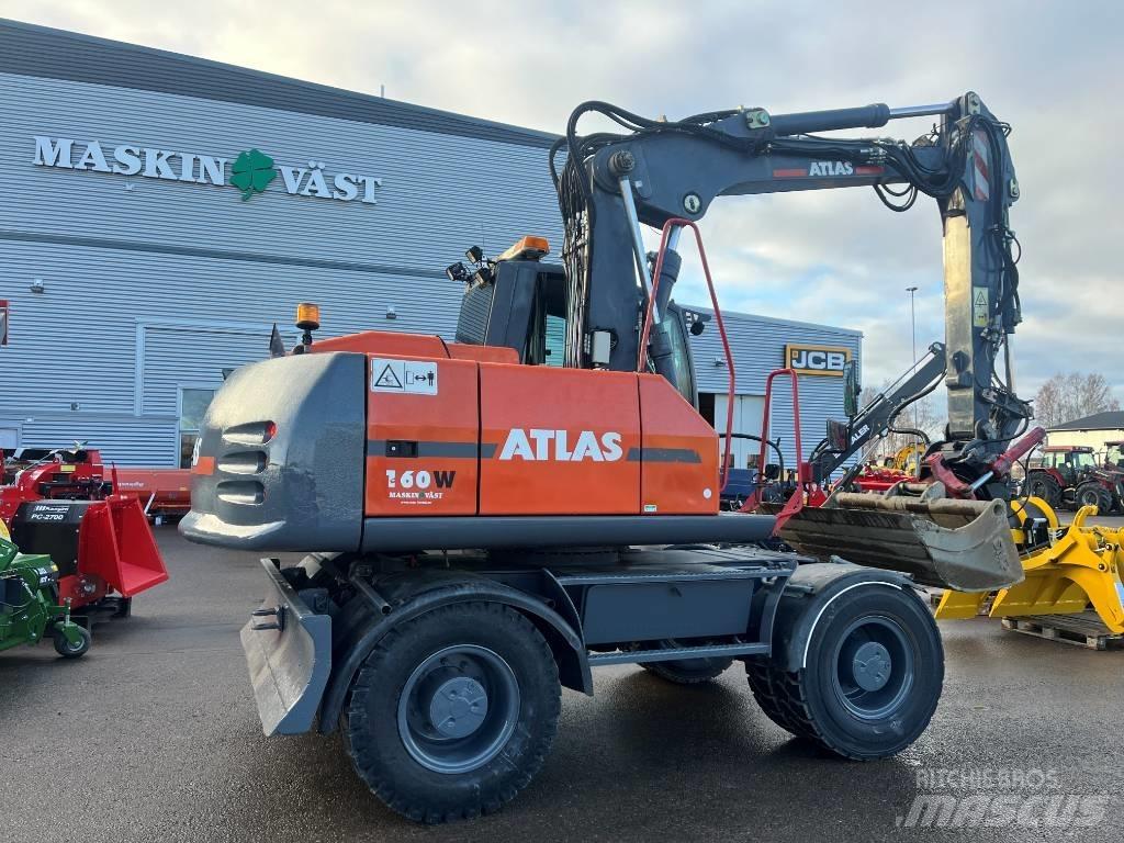 Atlas 160 W Lastik tekerli ekskavatörler