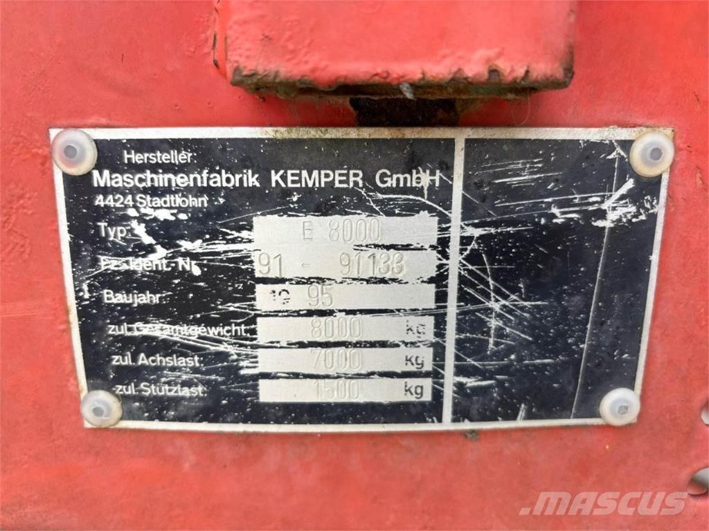 Kemper E 8000 Gübre dagitma tankerleri