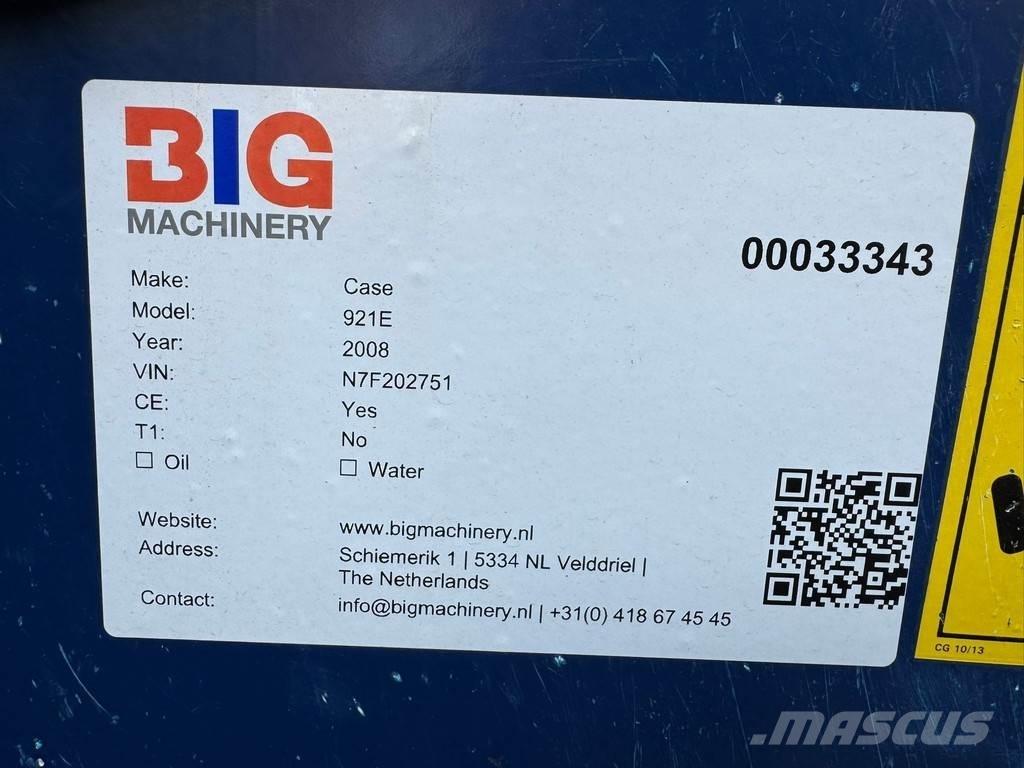 CASE 921E Tekerlekli yükleyiciler