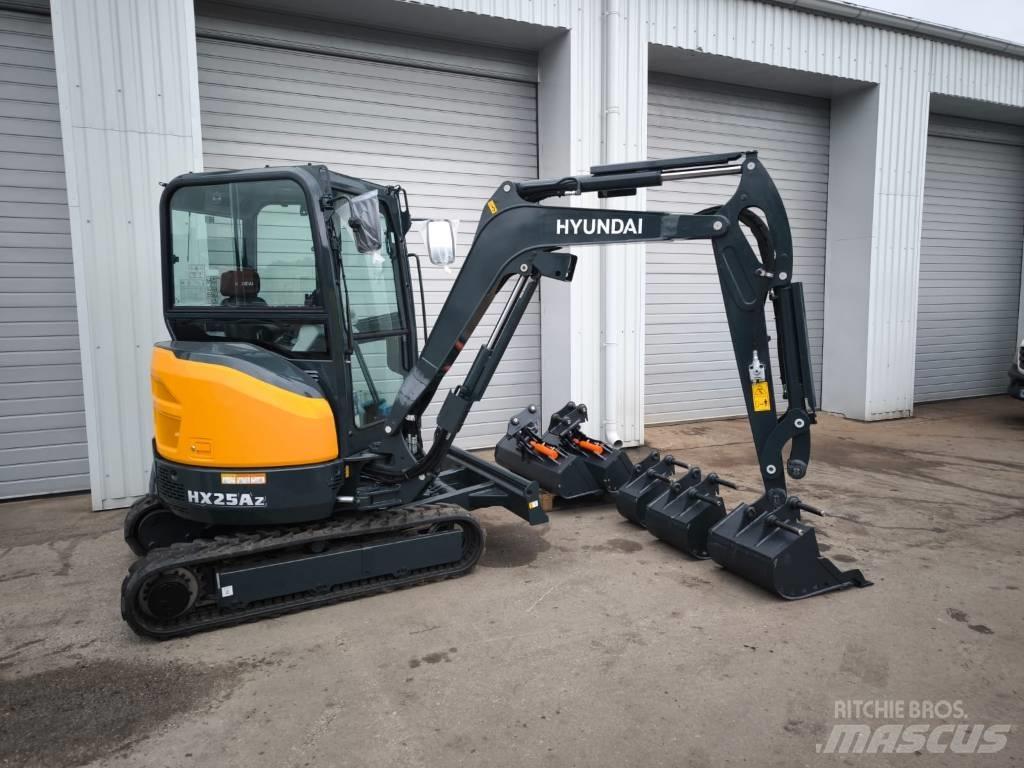 Hyundai HX 25 AZ Mini ekskavatörler, 7 tona dek