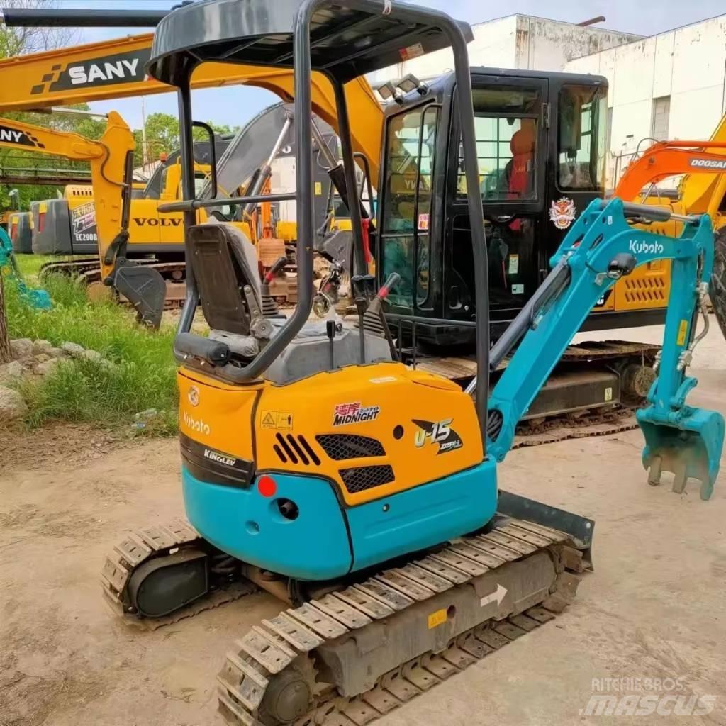 Kubota U 15 Mini ekskavatörler, 7 tona dek