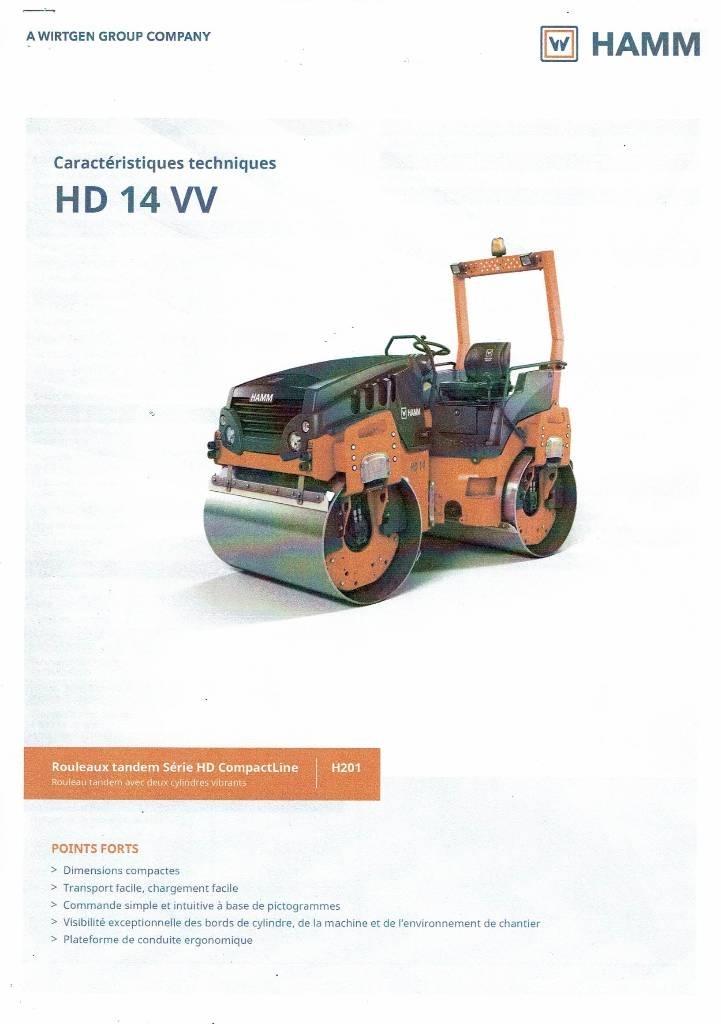 Hamm HD 14 VV Çift tamburlu silindirler