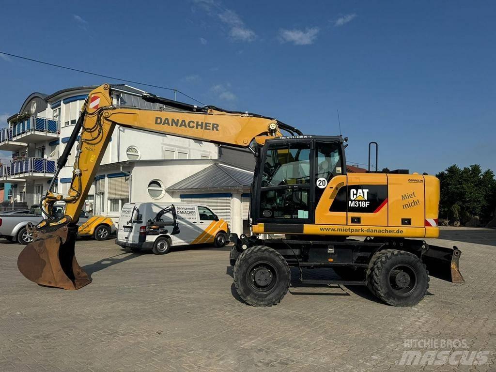 CAT M 318 F Lastik tekerli ekskavatörler