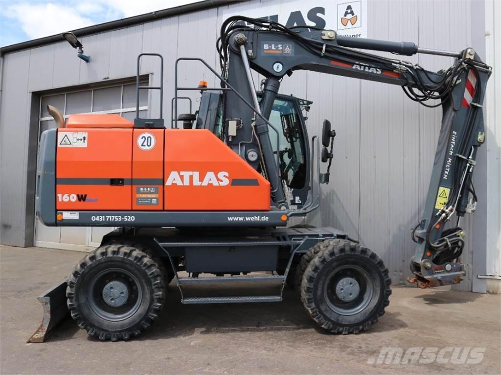 Atlas 160W-BLUE Lastik tekerli ekskavatörler