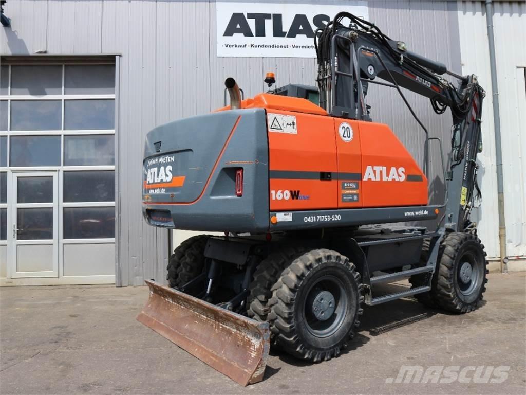 Atlas 160W-BLUE Lastik tekerli ekskavatörler