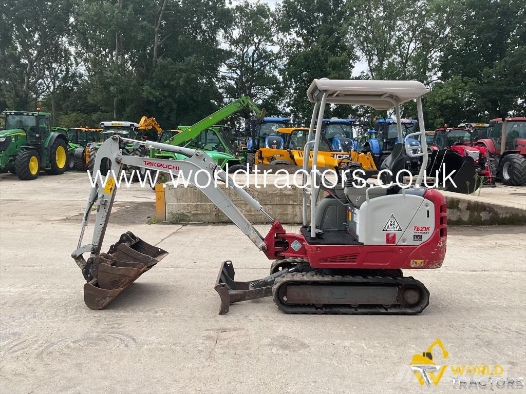 Takeuchi TB 216 Mini ekskavatörler, 7 tona dek