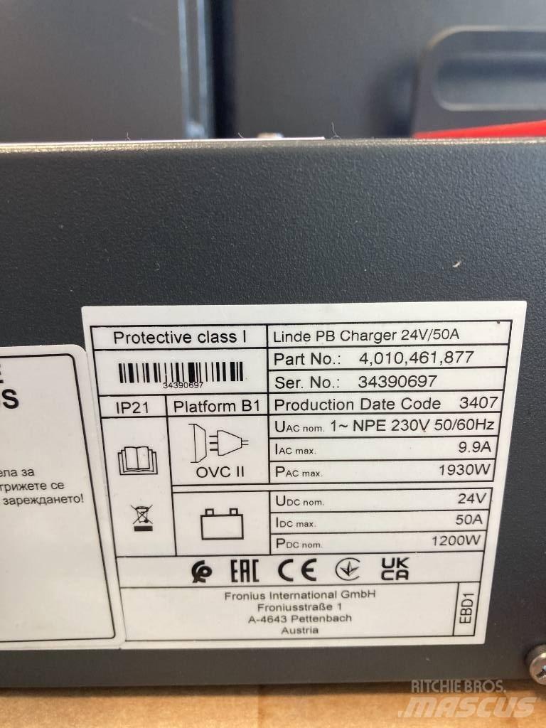 Linde L16AP/1173 Akülü depo ekipmanları