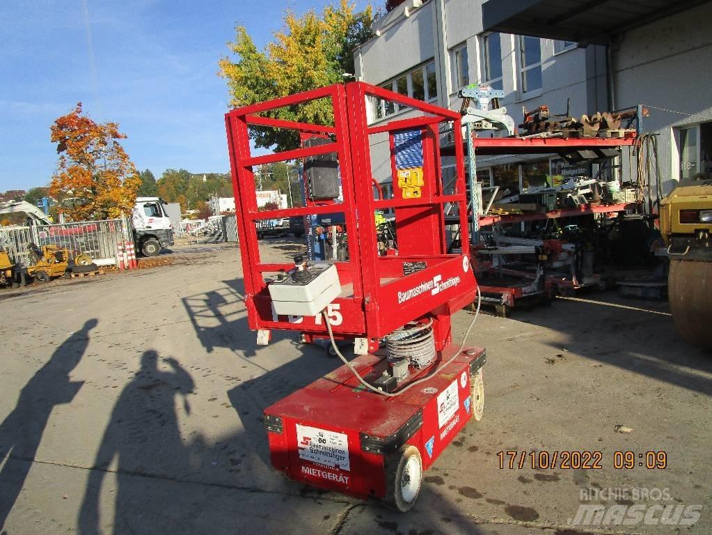 PB 75 Hubroller Kompakt kendinden tahrikli personel platformları