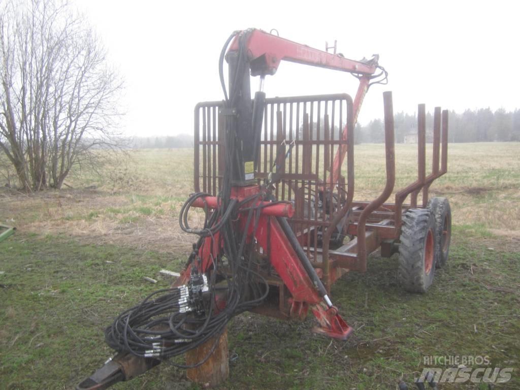 Patu 500 + Metsäkärry Orman römorkları