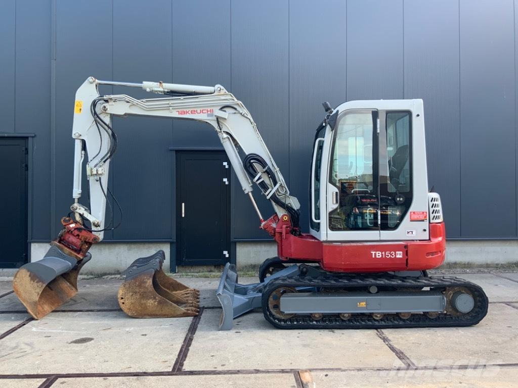 Takeuchi TB 153 FR Mini ekskavatörler, 7 tona dek