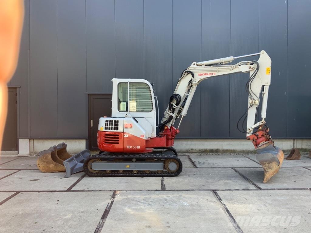 Takeuchi TB 153 FR Mini ekskavatörler, 7 tona dek