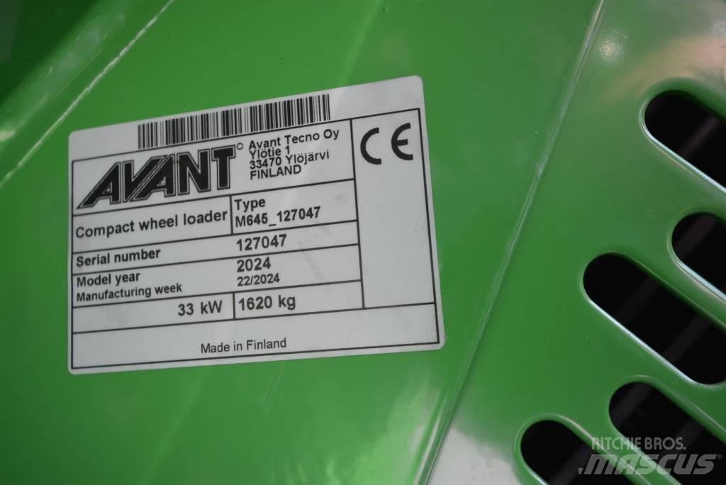 Avant 645 i Mini yükleyiciler