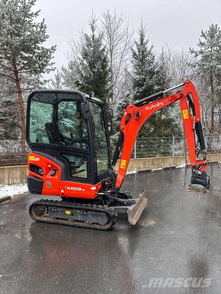 Kubota KX 019-4 Mini ekskavatörler, 7 tona dek
