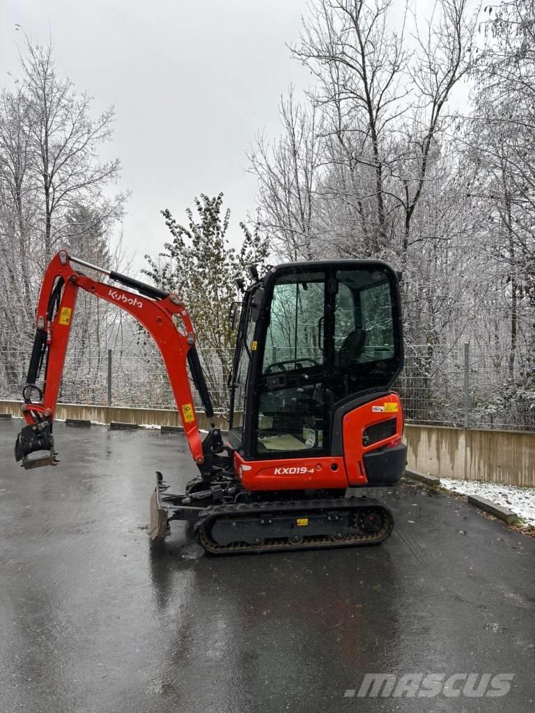 Kubota KX 019-4 Mini ekskavatörler, 7 tona dek