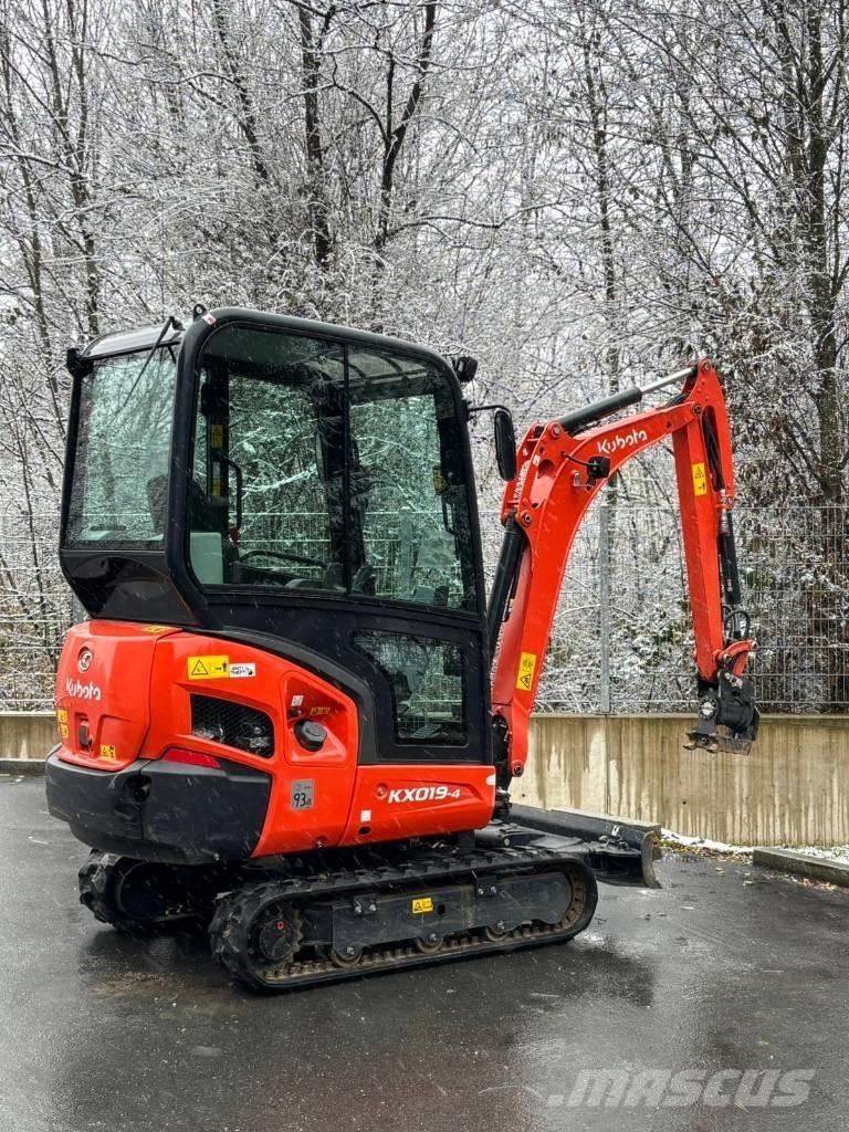 Kubota KX 019-4 Mini ekskavatörler, 7 tona dek
