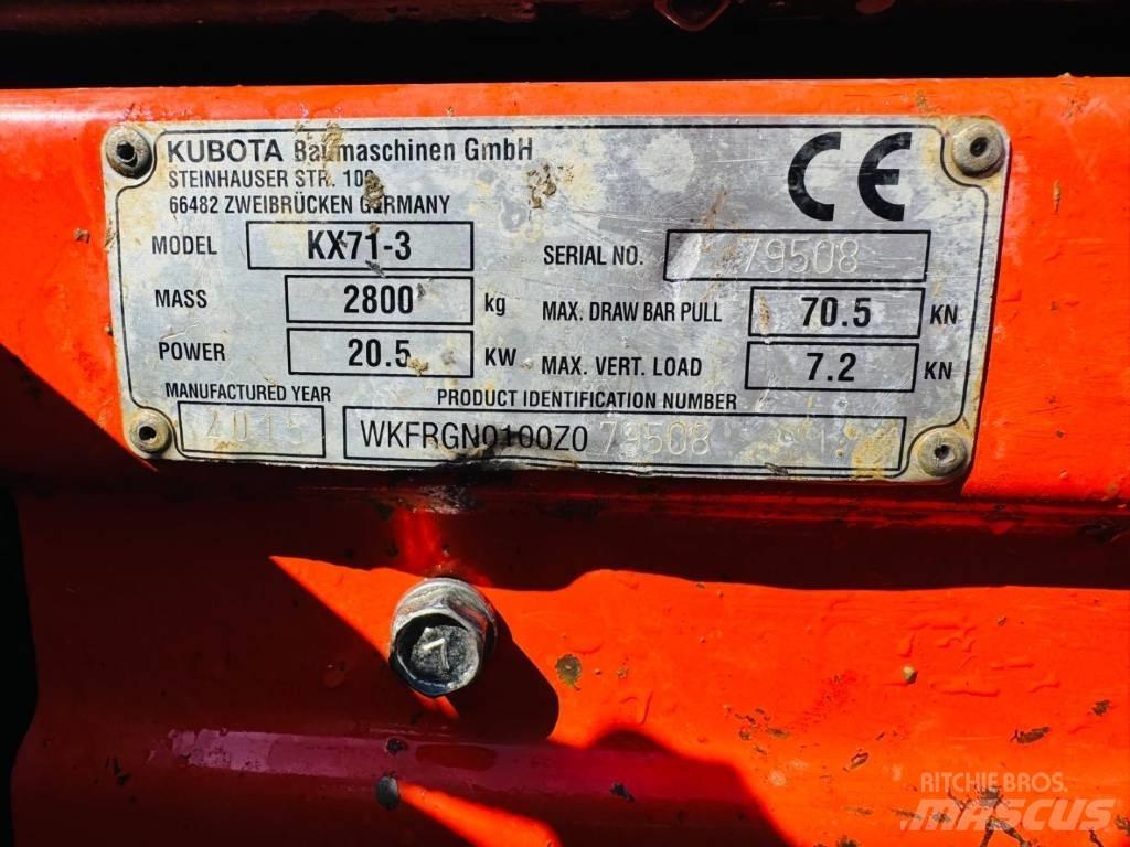 Kubota KX 71-3 Mini ekskavatörler, 7 tona dek