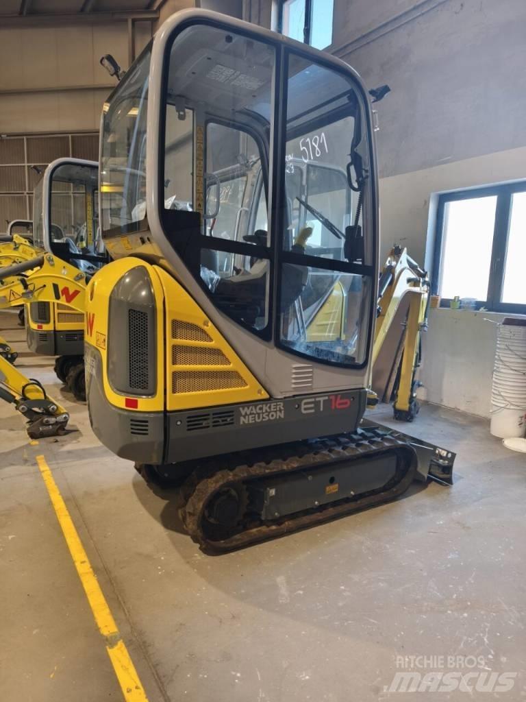 Wacker Neuson ET 16 Mini ekskavatörler, 7 tona dek