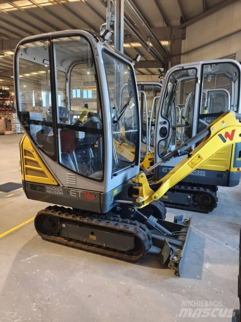 Wacker Neuson ET 16 Mini ekskavatörler, 7 tona dek