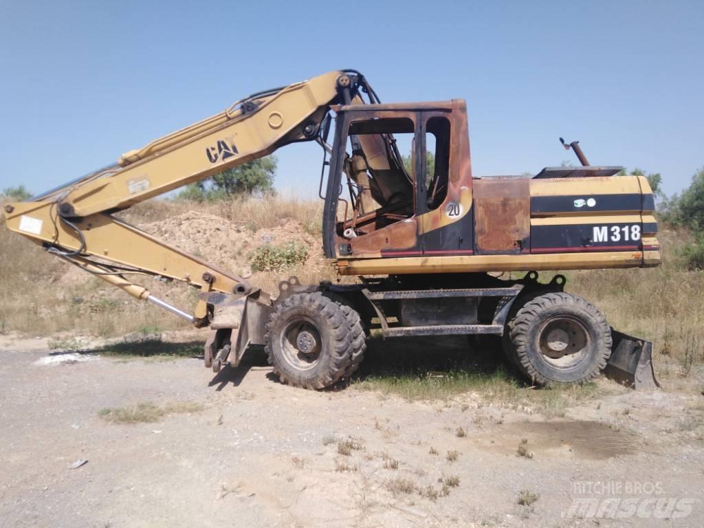 CAT M318 parts M 318 Lastik tekerli ekskavatörler