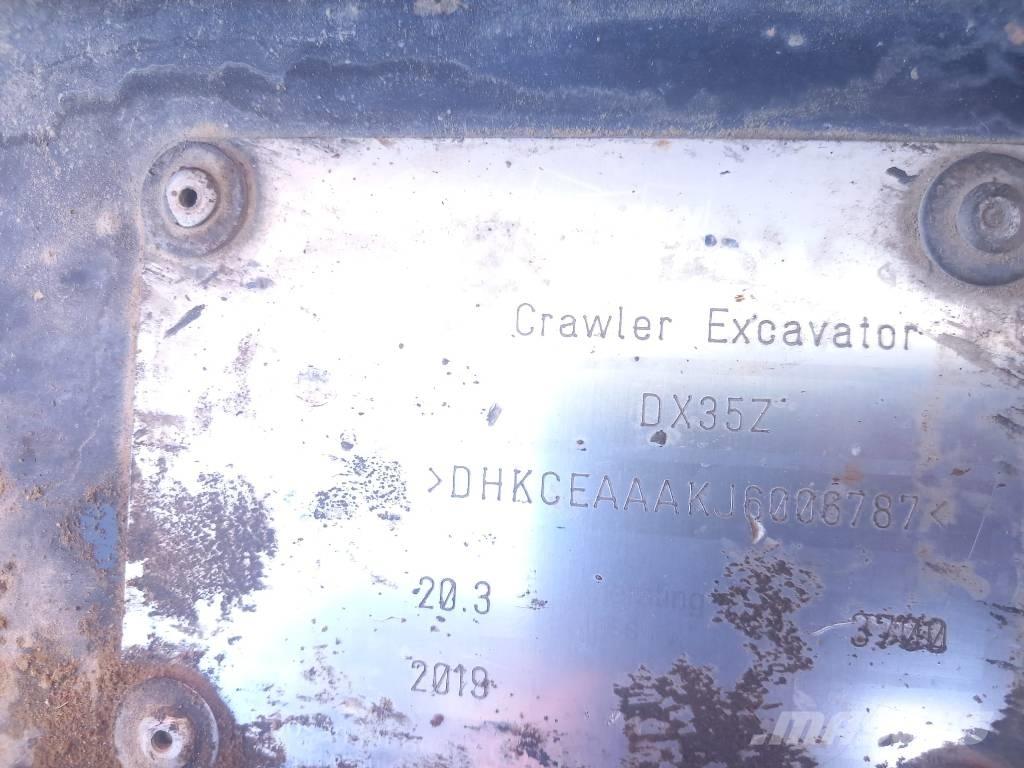 Doosan DX 35 Z Mini ekskavatörler, 7 tona dek