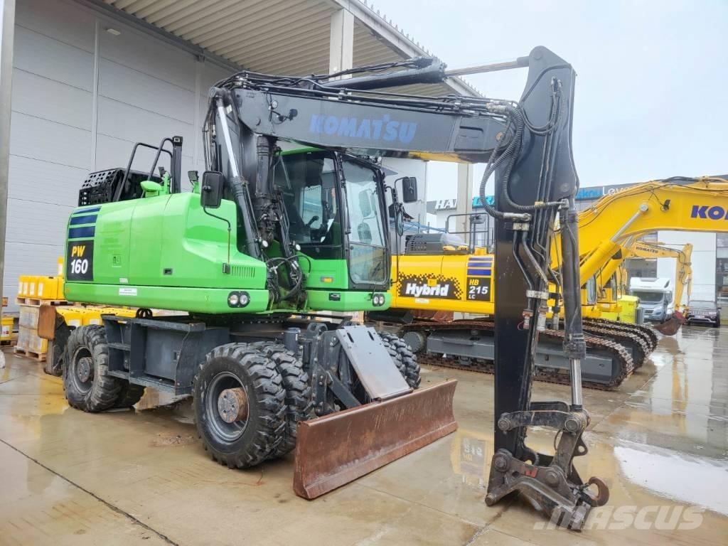 Komatsu PW 160-11 Lastik tekerli ekskavatörler