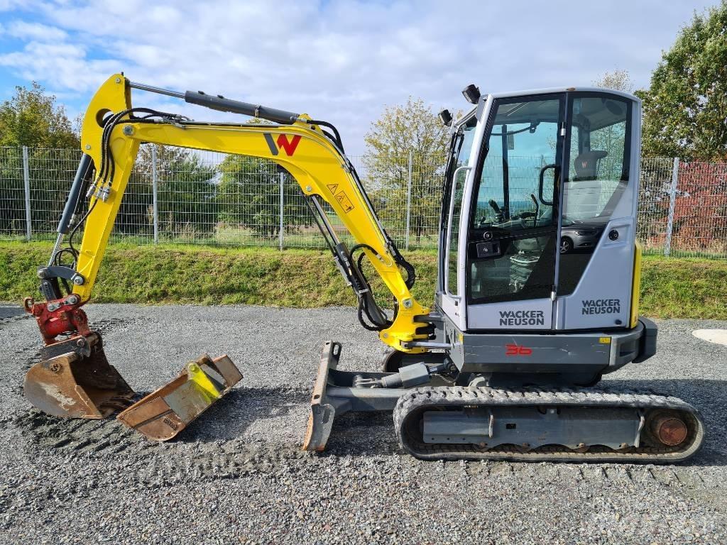Wacker Neuson EZ36 Paletli ekskavatörler